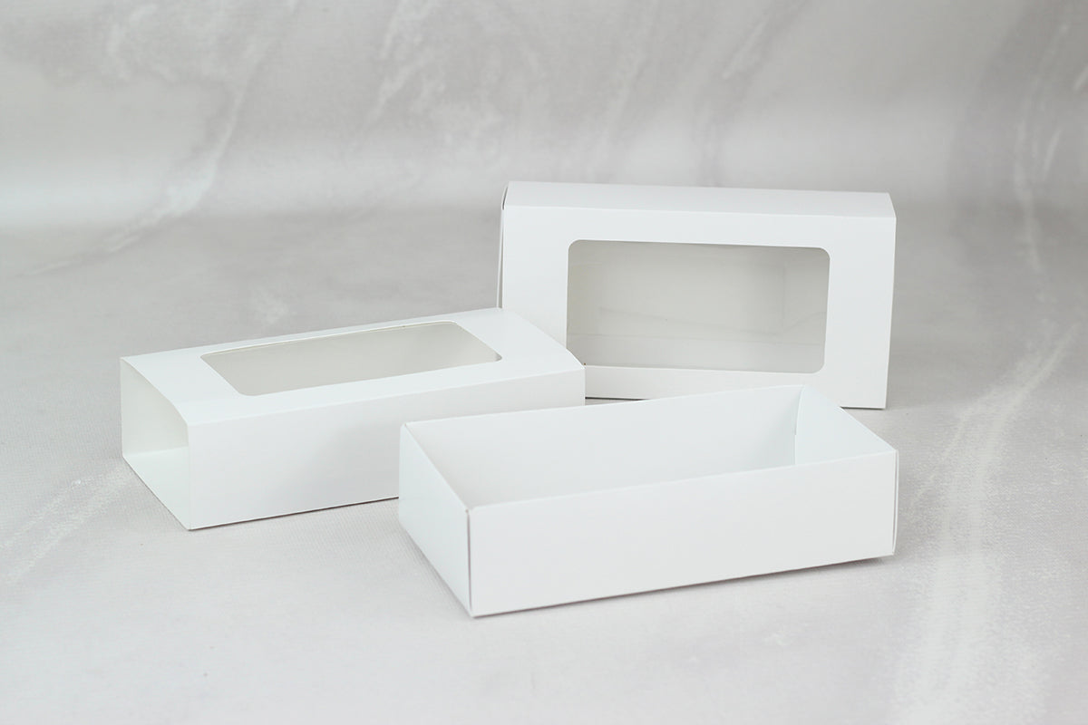Millar de Caja Tipo Bandeja 2 Piezas. Blanca en Texcote. Medidas 17x8.5x4.5cm.
