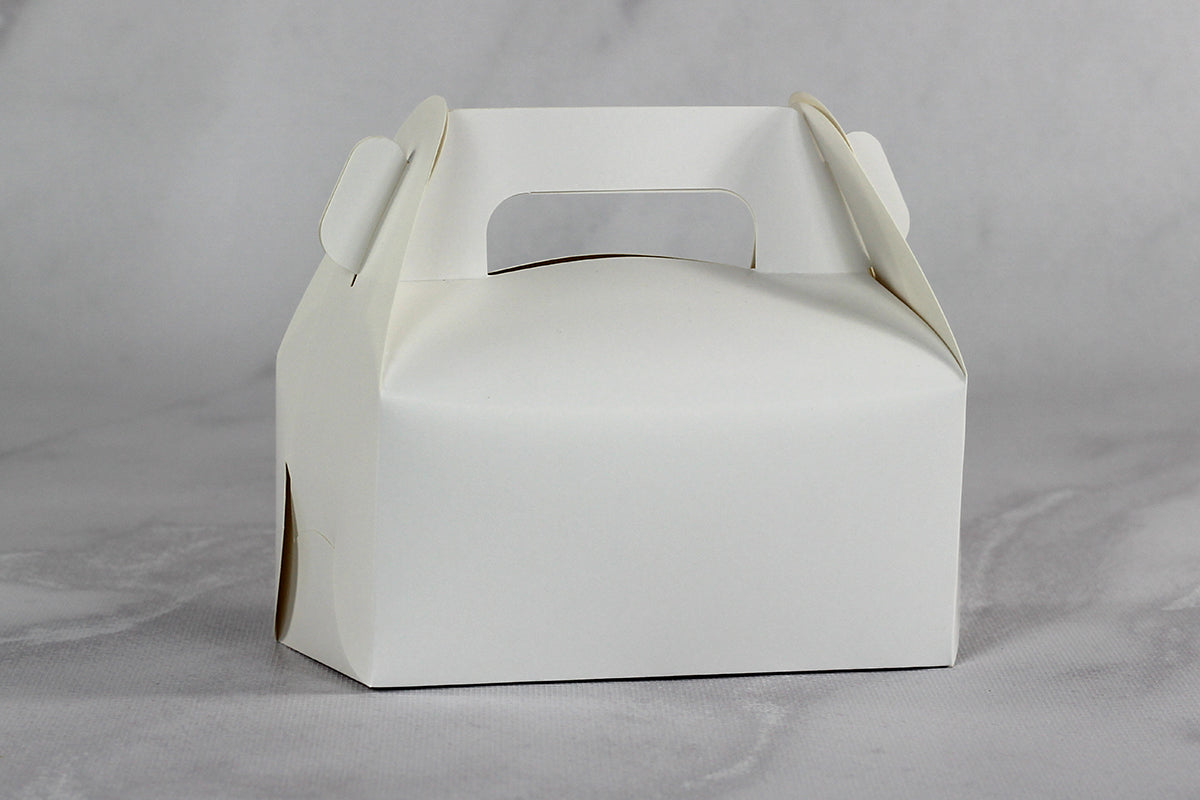 Ciento Loncheras Blancas Sin Impresion Medidas: 22.5x17.5x11cm