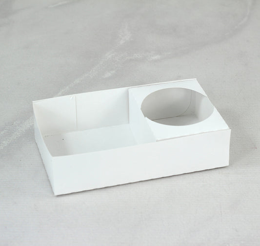 Ciento de Bandejas 2 en 1 para Bebida y Snack, Medidas: 18x10.5x4.5 cm Ancho-Fondo-Alto