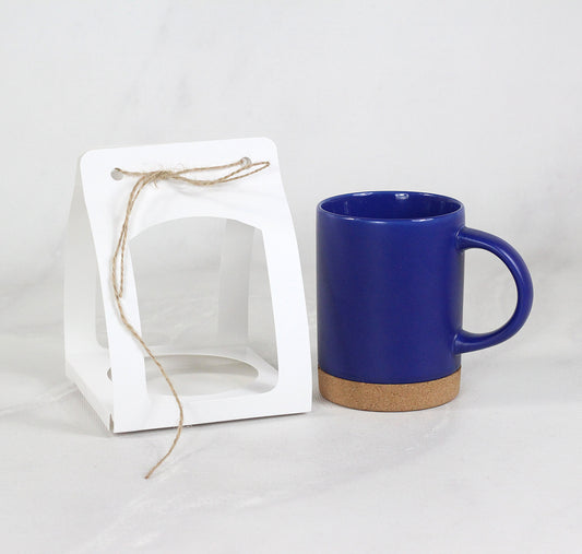 Ciento de Cajas Grandes para Tazas con Base de Corcho. Medidas: 12x12x17cm.