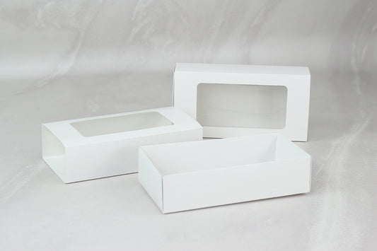 Millar de Caja Tipo Bandeja 2 Piezas. Blanca en Texcote. Medidas 17x8.5x4.5cm.