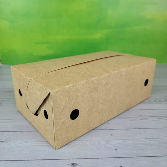 Millar de Cajas Kraftback para Pollo. Medidas: 22.5x12x.7.5cm.