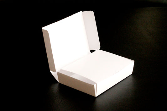 Ciento Caja Para Repostería o Varios Usos en Texcote Blancas Medidas: 17x13x4 cm